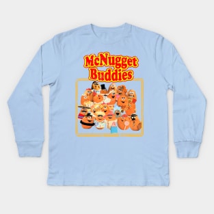 Retro Nugget Buddies Kids Long Sleeve T-Shirt